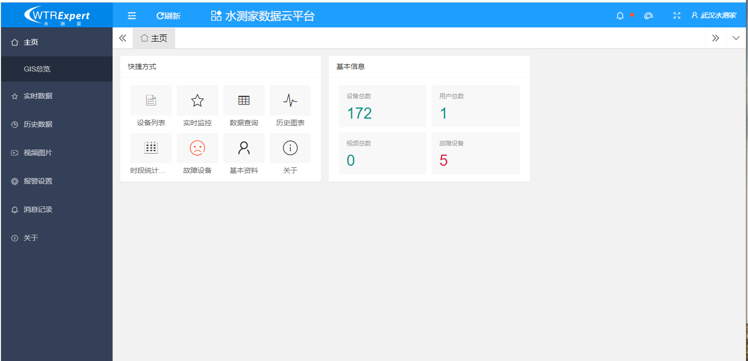 数据云平台，水测家数据云平台