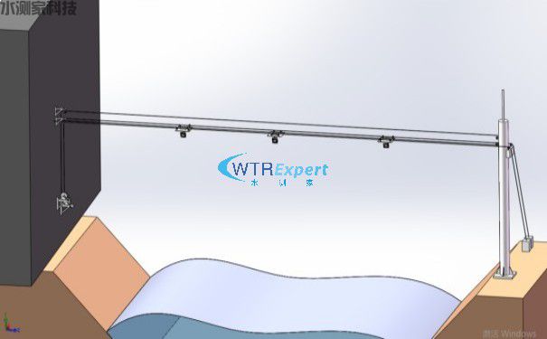 阵列式缆道雷达波测流