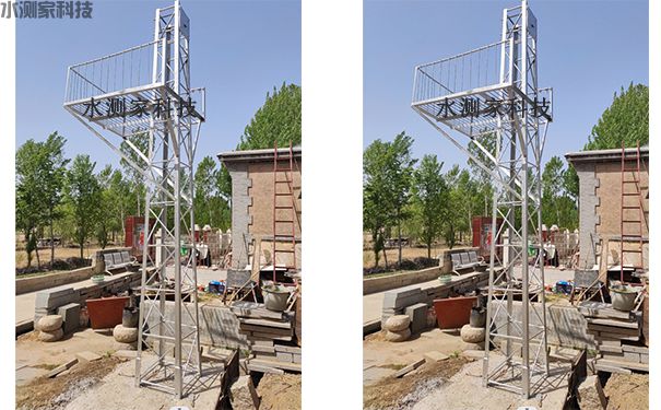 水文缆道雷达测流塔架尺寸