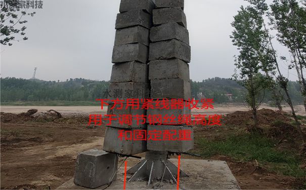 缆道雷达测流配重调整