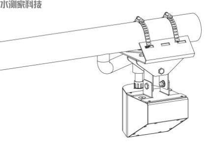 4G雷达流量计安装示意图 4G雷达流量计安装示意图